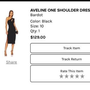 black midi dress